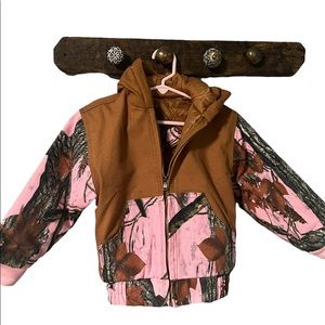 Outdoor Habitat pink camo jacket 2T